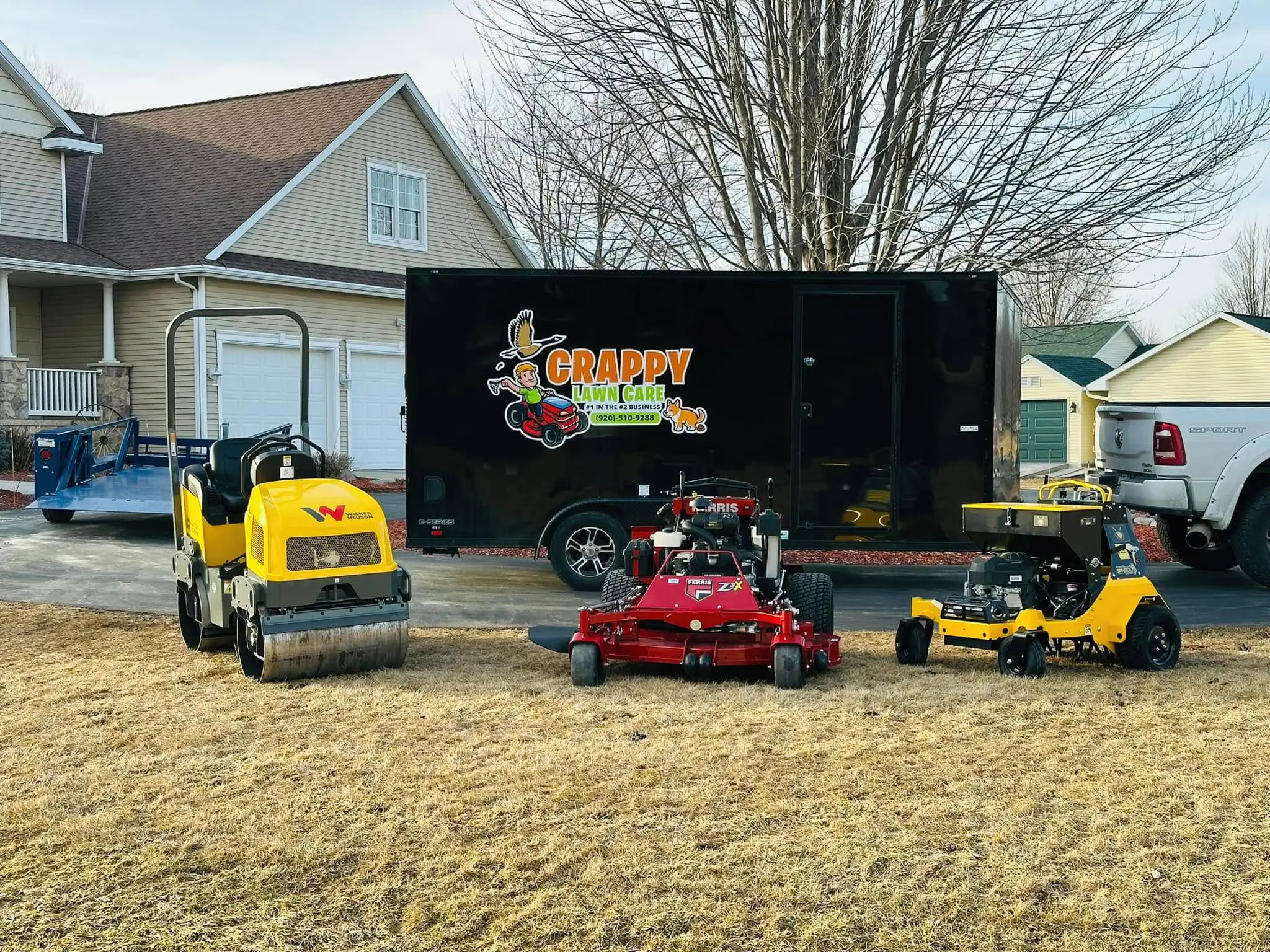 Professional lawn rolling service in Green Bay, Wisconsin