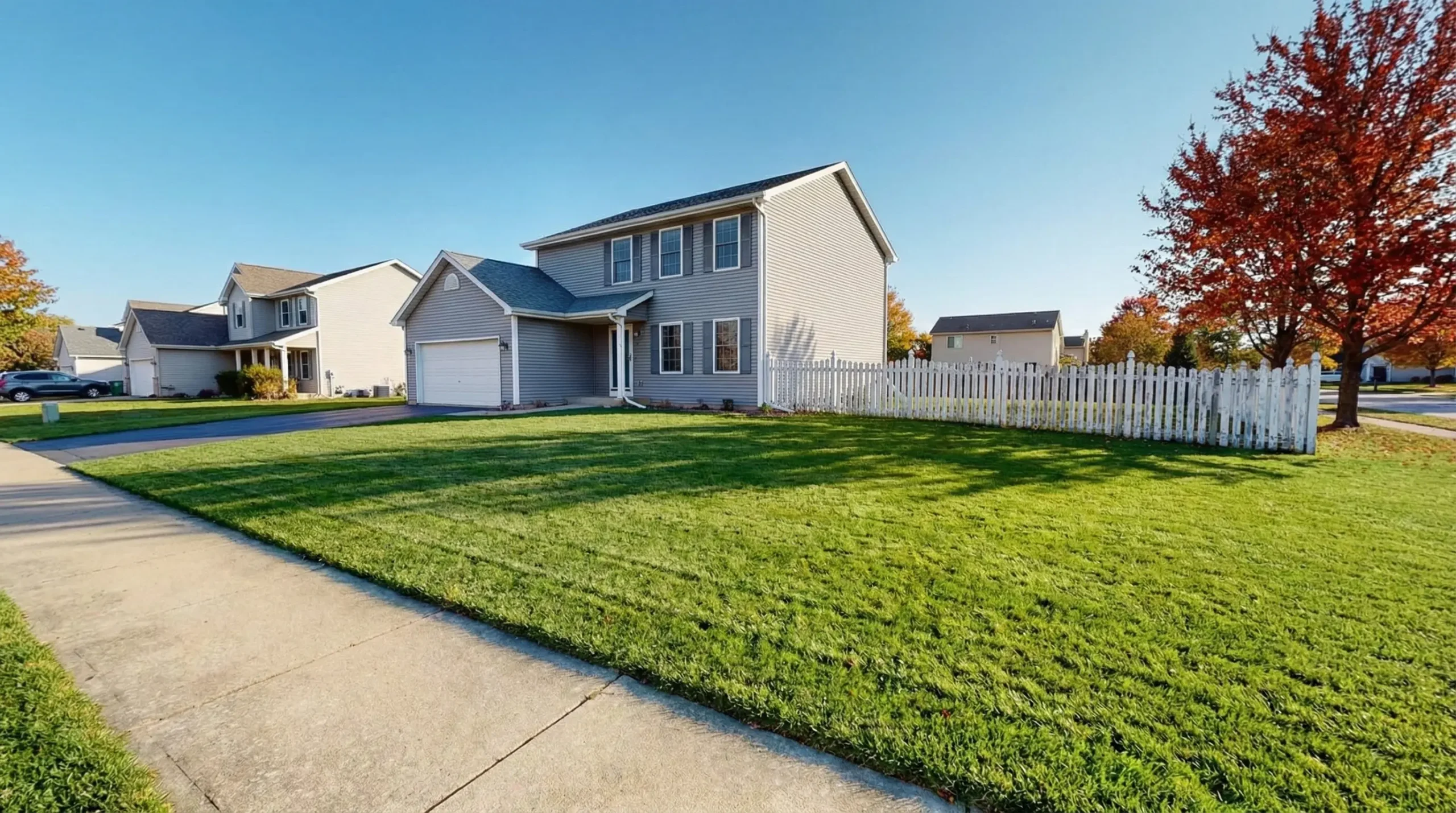 Lawn after top dressing service